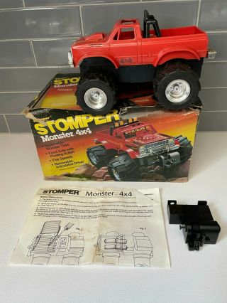 Vintage Schaper Stompers Crimson Crusher Chevy Monster Truck 4x4 Red