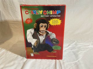Vintage Multi - Action CHARLEY CHIMP Battery Operated Cymbal Playing 3