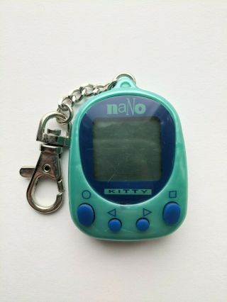 Vintage Nano Kitty Virtual Pet Keychain - Playmates Toys 1997 No.  40130