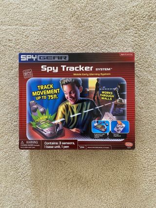 Spy Gear Spy Tracker Stystem Mobile Early Warning System By Wild Planet 2005
