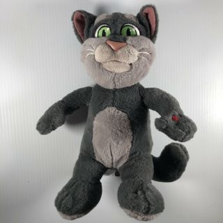 Talking Tom & Friends Recordable Gray Cat Plush 12” Stuffed Animal Grey