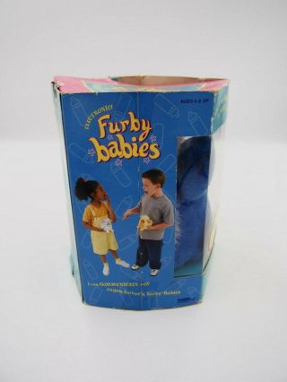 VTG 1999 Furby Babies Little Baby Blue Pink W/Tag Interactive Toy 70 - 940 READ 3