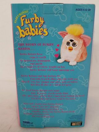 Tiger Electronics Hasbro Furby Babies Toy DR 3