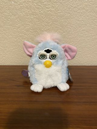 Furby Babies Light Blue And White 1999 Tiger Electronics. ,  Not.