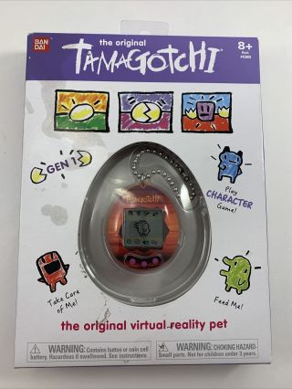 Tamagotchi Gen1 2018 Virtual Reality Pet From Bandai Orange