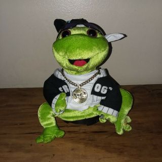 Gemmy Frogz In Da Club 50 Cent Party Like Its Your Birthday Plush Singing Frog