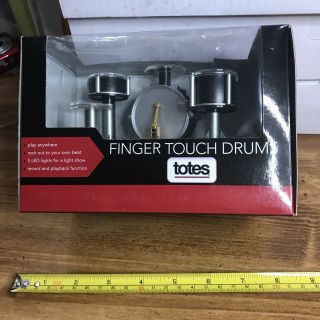 Totes Finger Touch Drum Set - Musical Led Lights - Record And Playback Function