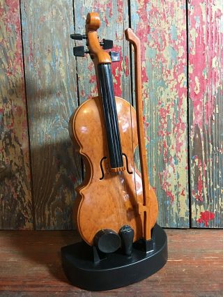 Vintage Virtuoso Electronic Violin By Carlisle Battery Op Toy Plays 8 Songs