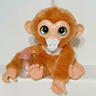 Furreal Friends Check Up Zandi Monkey Baby Pet Interactive Plush Toy With Sound