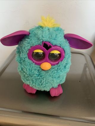 Furby Boom 2012 Interactive Electronic Toy Teal & Purple