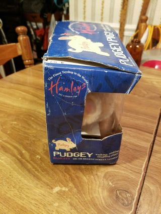 VINTAGE PUDGEY THE PIGLET BATTERY OPERATED PIG 2