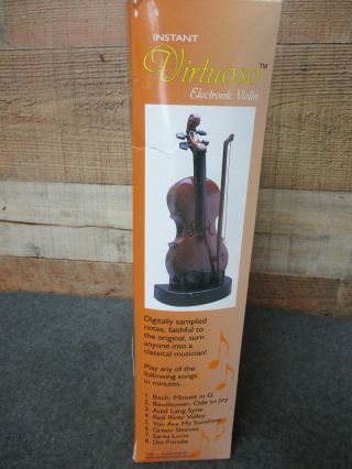 Vintage Virtuoso Electronic Violin by Carlisle Battery Power - Plays 8 songs 2