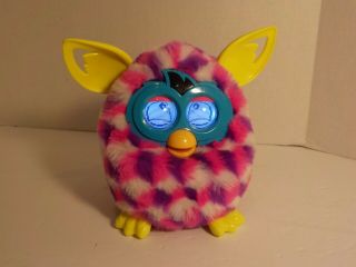 Furby 2012 Boom Interactive Electronic Pet Great Pink Purple White