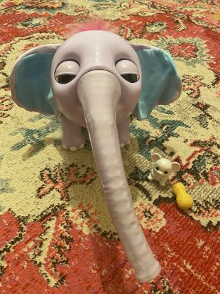 Wildluvs Juno My Baby Elephant With Interactive Moving Trunk With Mouse & Peanut