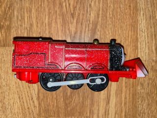 Thomas & Friends Trackmaster Snowy James Motorized Train by Mattel w/ Snow Plow 3