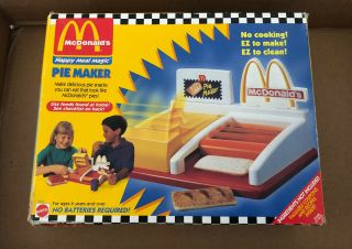 Vintage 1993 Mattel Mcdonalds Happy Meal Magic Pie Maker Complete
