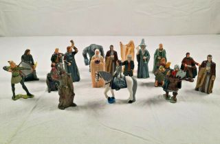 Lord Of The Rings Burger King Toy Figures 4 " By Nlp (18 Total)