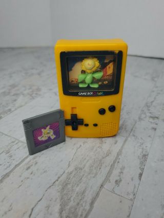 Nintendo Game Boy Color Yellow Game Toy 2000 Burger King Kids Club Meal Toys