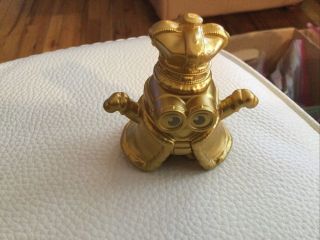 Rare Mcdonalds Happy Meal Toy 2019 Minions The Rise Of Gru 7 Gold King Bob