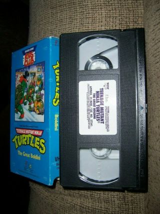 4 Burger King Kids Club Teenage Mutant Ninja Turtles VHS TMNT Vintage Tapes 1990 2