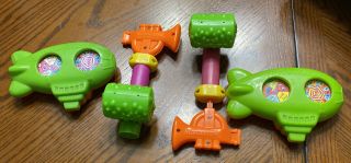 Nickelodeon Mcdonalds 1992 Vintage Happy Meal Toys Blimps And Water Guns
