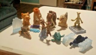 Ice Age Meltdown Movie Figurines: Manny Sid Diego Scrat Burger King Toys A
