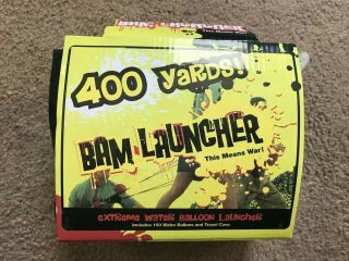 Water Balloon Extreme Bam Launcher 400 Yard Long 3person Balloon Large Slingshot