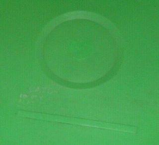 Vintage WHAM - O Frisbee Pluto Platter 2nd Style ' 57 - ' 59 VG Green 3