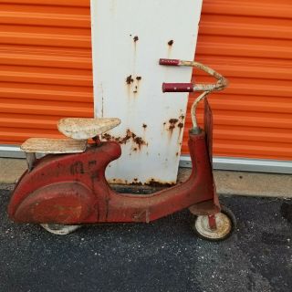 1950s Vintage Vespa Garton Scooter Pedal Car Sonda Italian Style