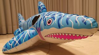 Inflatable Marsco 92 " Large Shark Ride On Pool Toy