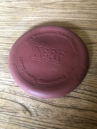 Nerf Flying Frisbee Unidentified Floppy Object Ufo 1987 Parker Brothers
