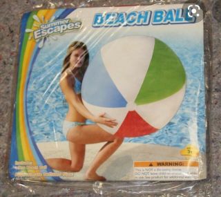 48 " Summer Escapes Beach Ball (opened)