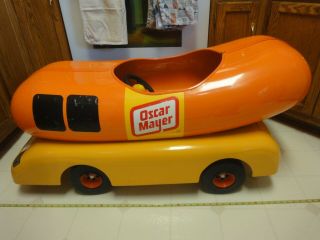 Vintage Oscar Mayer Wienermobile,  Ride - On Pedal Car.  Rare Promotional Model Toy.