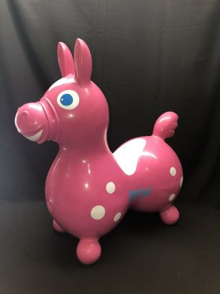Rody Horse (pink) - Ledraplastic Italy 1984 - Vintage Toddler Toy