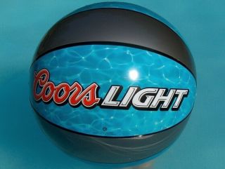 48 " The Inflatables Coors / Light Inflatable Beach Ball Vintage Vinyl
