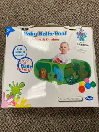 Play 10 8602b Ball Pit Baby Pop Up Ball Pool Comes Together With 50 Balls
