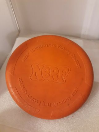 Vtg Nerf Flying Frisbee Disc Unidentified Floppy Object Ufo 1987 Parker Brothers