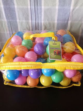 100 Count 7 Colors Plastic Balls For Ball Pit
