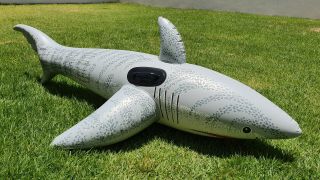 Inflatable Splash Shark Ride On Pool Toy