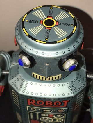 Modern Electric Remote Control Battery Operated Robot Japanese Tin 1950’s 5