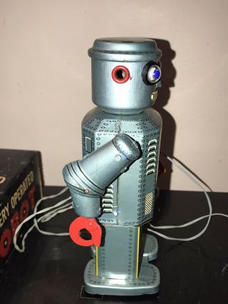 Modern Electric Remote Control Battery Operated Robot Japanese Tin 1950’s 6