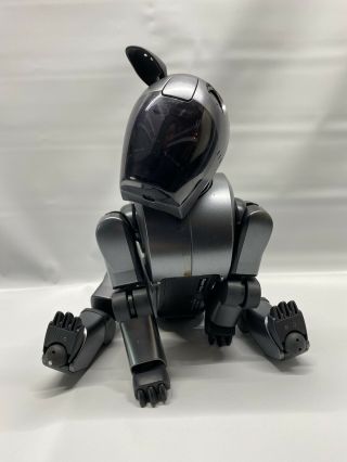 Rare 2000 Sony Aibo Ers - 210 Robot Dog Silver - As - Is