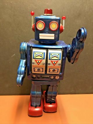 Blue Space Walk Man Robot 1990 