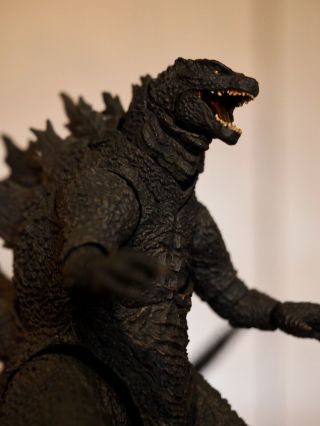 Sh Monsterarts Godzilla 2014 Head W/ 2019 Body For Parts/customizing