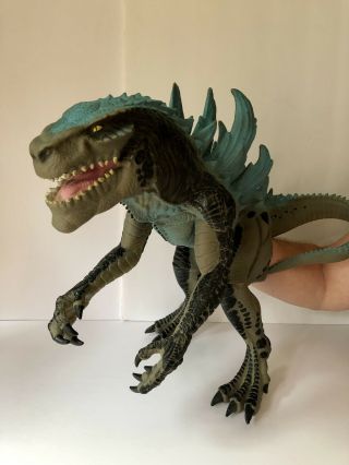 Vintage Godzilla 1998 Toho Large Full Body Vinyl Hand Puppet Figure Toy Resaurus