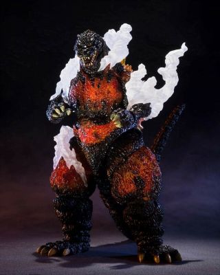 Godzilla 1995 Ultimate Burning Ver S.  H.  Monster Arts Tamashii Web Bandai Figure