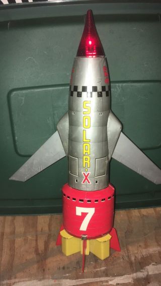 Space X Tin Toy Rocket 60s Collectible