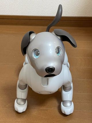 Sony Aibo Ers - 1000 Entertainment Robot Dog - Ivory White Japan