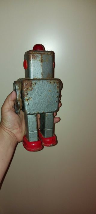 Yonezawa Space Explorer Robot FOR SPARES RESTORE Toy Tin japan Vintage 3