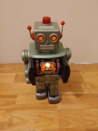 Star Strider Robot - Aiji - 01 - Horikawa Tin Toy - Japan - Metallic Green Version